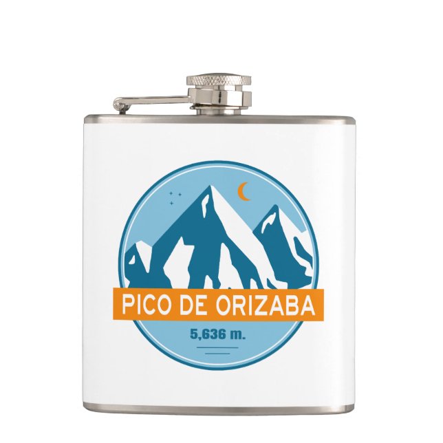 Flasques Pico de Orizaba Mexique Stars Moon (Devant)