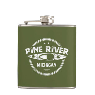 Flasques Pine River Michigan Kayaking