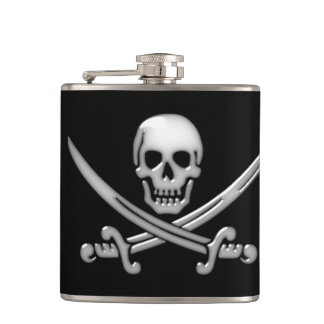 Flasques Pirate Skull & Squelettes D'Épée