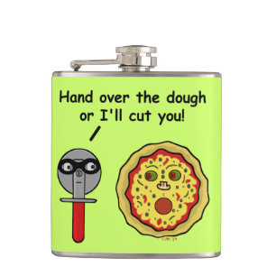 Flasques Pizza Cutter Dough Pun