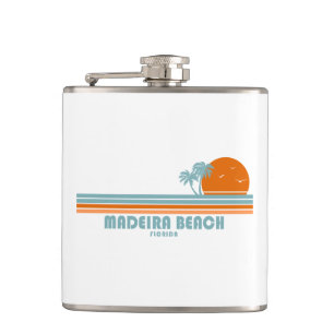 Flasques Plage de Madeira Floride Palmiers solaires
