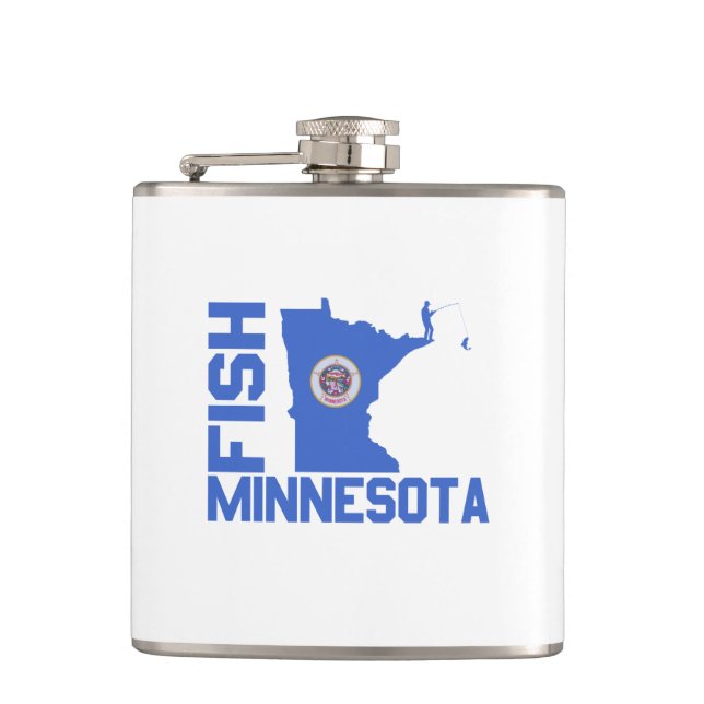 Flasques Plan de l'État du Minnesota de Poisson (Devant)
