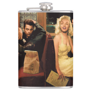 Flasques Plat bleu 2