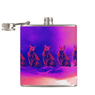 Flasques pleuvoir des chats
