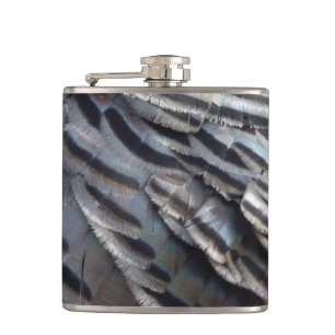 Flasques Plumes de Dindon Sauvage II Design Abstrait de la