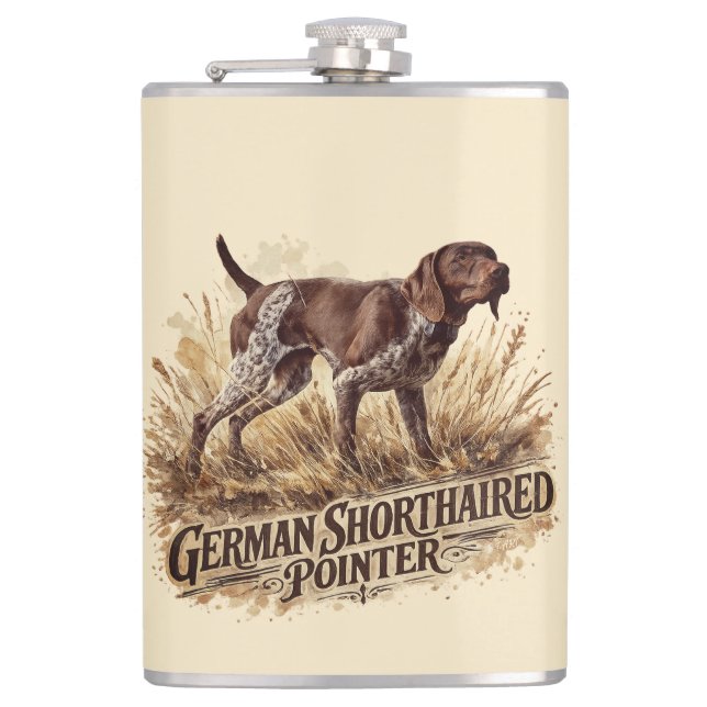 Flasques Pointer allemand à poil court  (Devant)