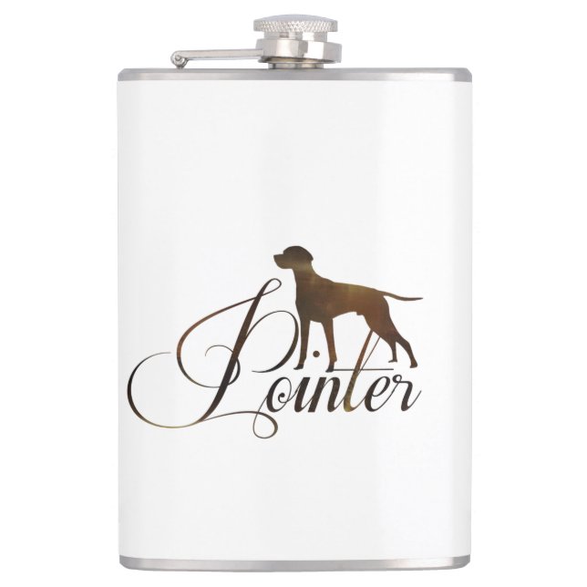 Flasques Pointeur Anglais Frosted Glass Mug (Devant)