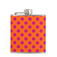 Pois Fuchsia orange