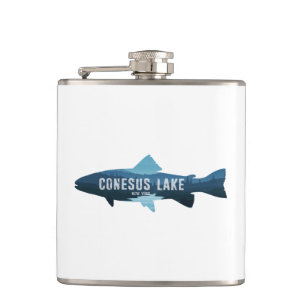 Flasques Poisson Conesus Lake New York