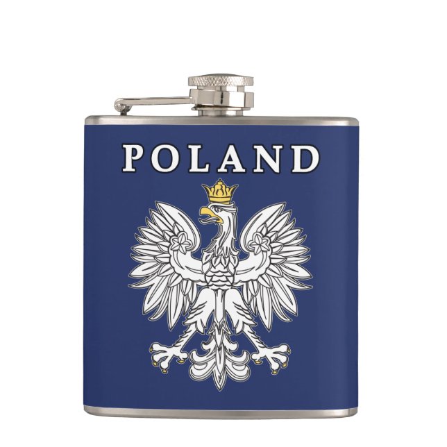Flasques Pologne avec aigle polonais (Devant)
