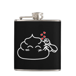 Flasques Poop in Love - Brootsch le PooPoo