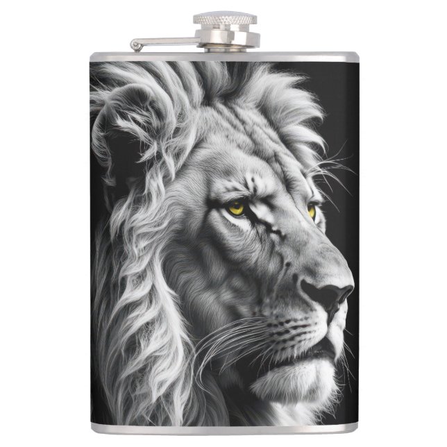 Flasques Portrait de Lion (Devant)