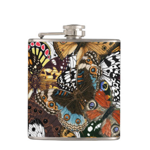 Flasques Poster de animal. Ailes papillons.