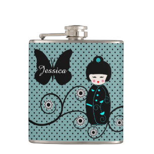 Flasques Pot Polka japonais personnalisé