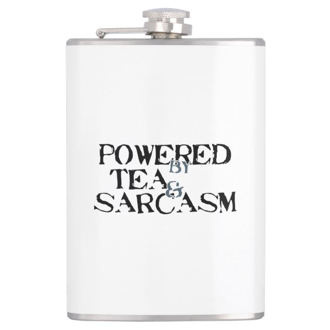 Flasques Powered by Tea & Sarcasm (Devant)