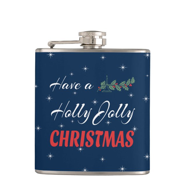 Flasques Prenez un Holly Jolly Christmas (Devant)
