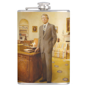 Flasques président américain James Earl Carter bureau ovale
