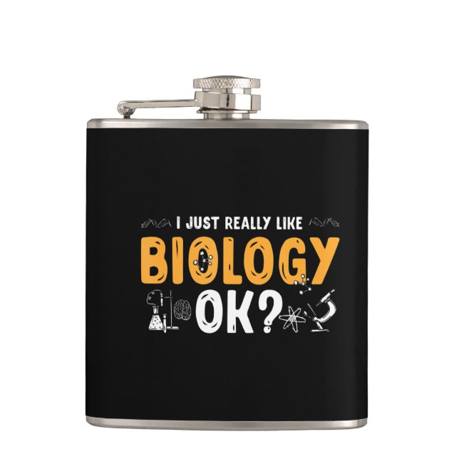 Flasques professeur de biologie professeur de biologiste (Devant)
