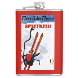 Flasques Promo en bois de skis de Splitkein d'insecte