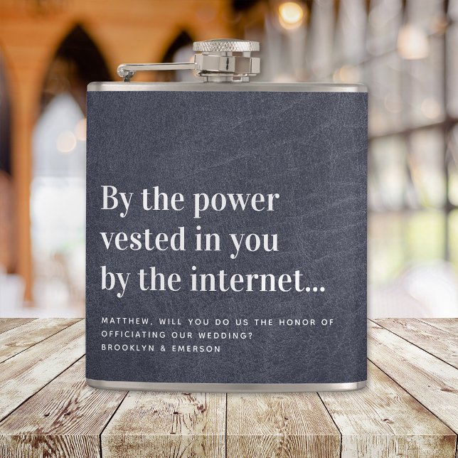 Flasques Proposition officielle amusante Mariez-nous (Créateur téléchargé)