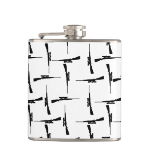Flasques Pursuit de précision : Chasse Motif noir et blanc 