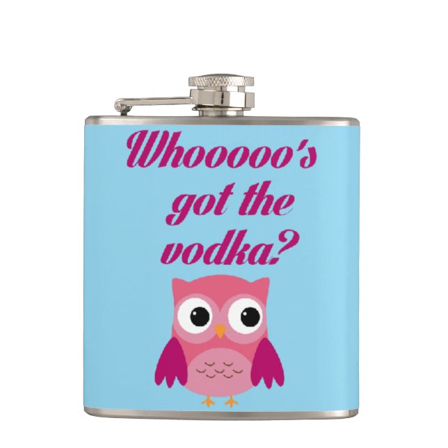 Flasques Qui a la vodka ? (Devant)