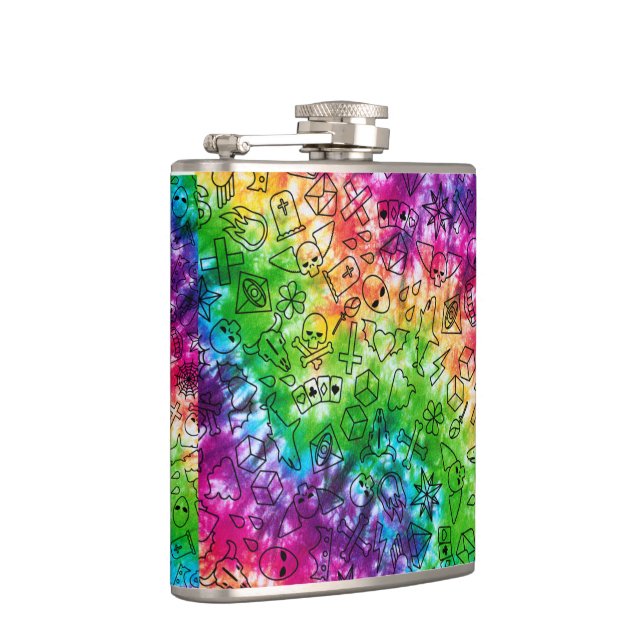 Flasques Rainbow Doodle (Droite)