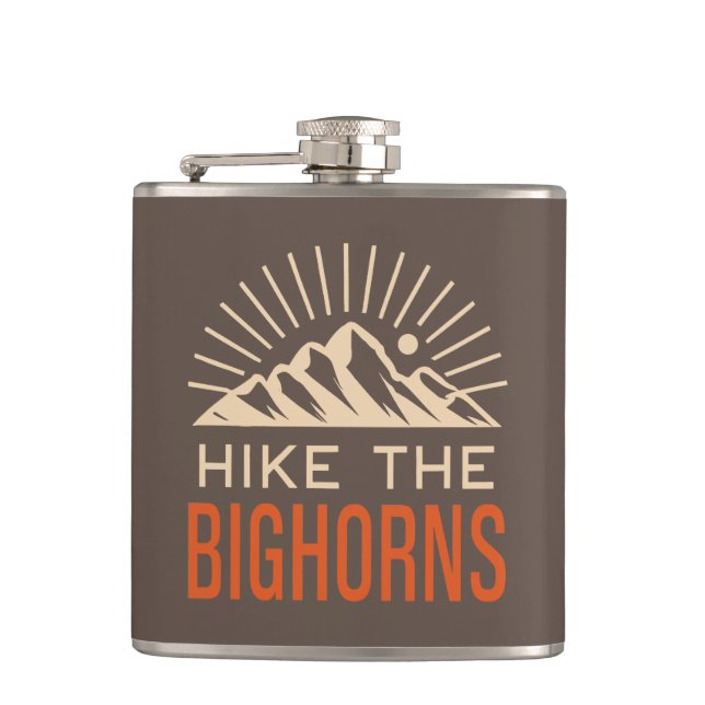 Flasques Randonner Les Bighorns Wyoming Sunburst (Devant)