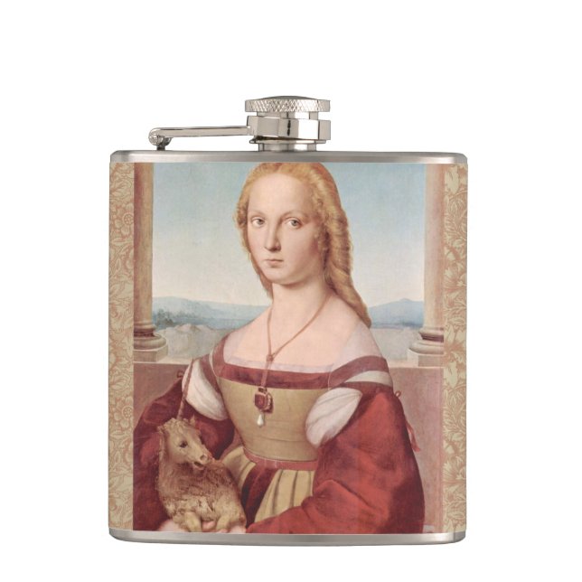 Flasques Raphael Dame et la Licorne Classique beaux-arts (Devant)