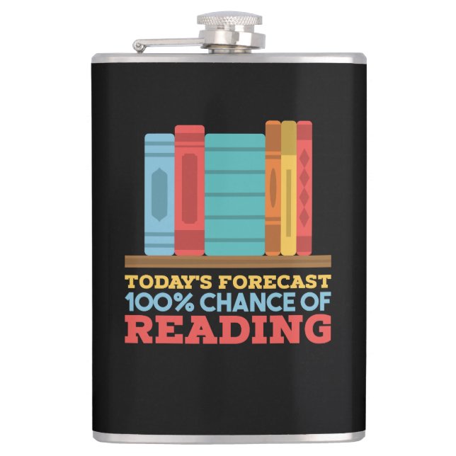 Flasques Reading - 100% Chance of Reading Funny Book (Devant)