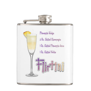 Flasques Recette de cocktail Flirtini Pineapple Mimosa Art