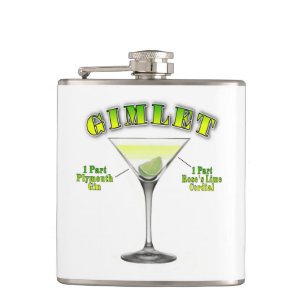 Flasques Recette de cocktail Gimlet Martini Art