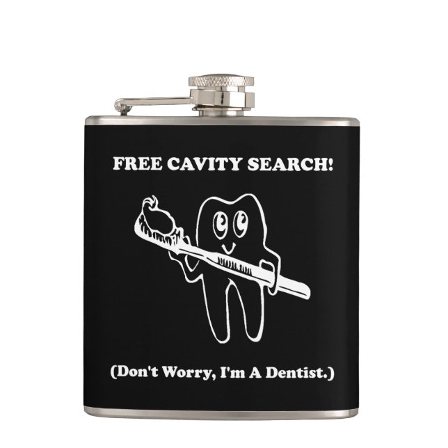 Flasques Recherche de cavité de dentiste (Devant)