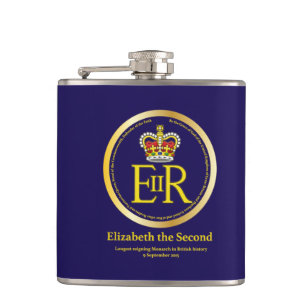 Flasques Reine Elizabeth II