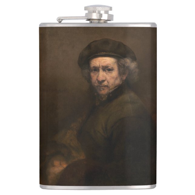 Flasques Rembrandt Self Portrait : Peintre Néerlandais de l (Devant)