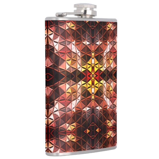 Flasques Répété du triangle rouge générant des formes étran (Droite)