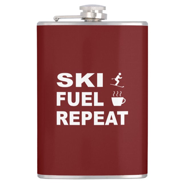 Flasques Répétition du carburant de ski (Devant)