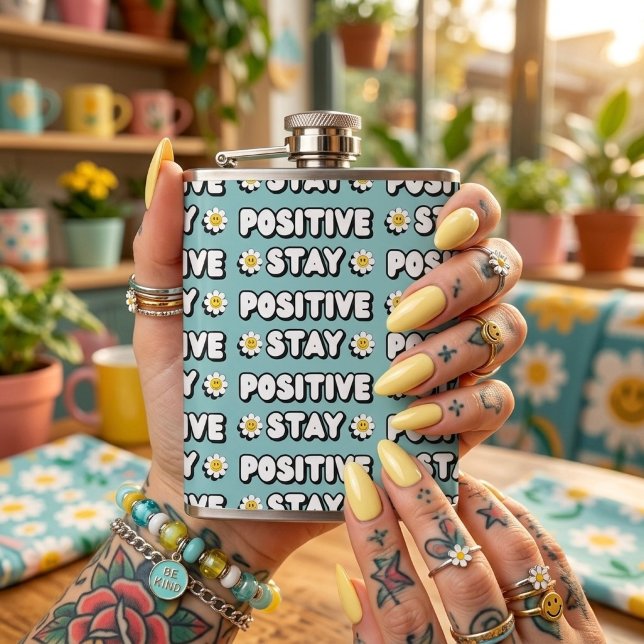 Flasques Restez Positif (Créateur téléchargé)