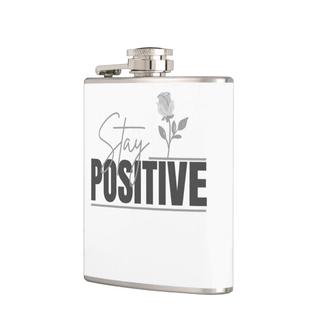Flasques Restez Positif Inspirant  (Gauche)