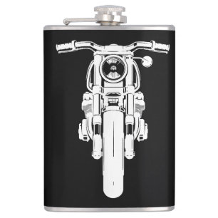Flasques Retro Vintage Motorcycle J'aime mon Motorbik