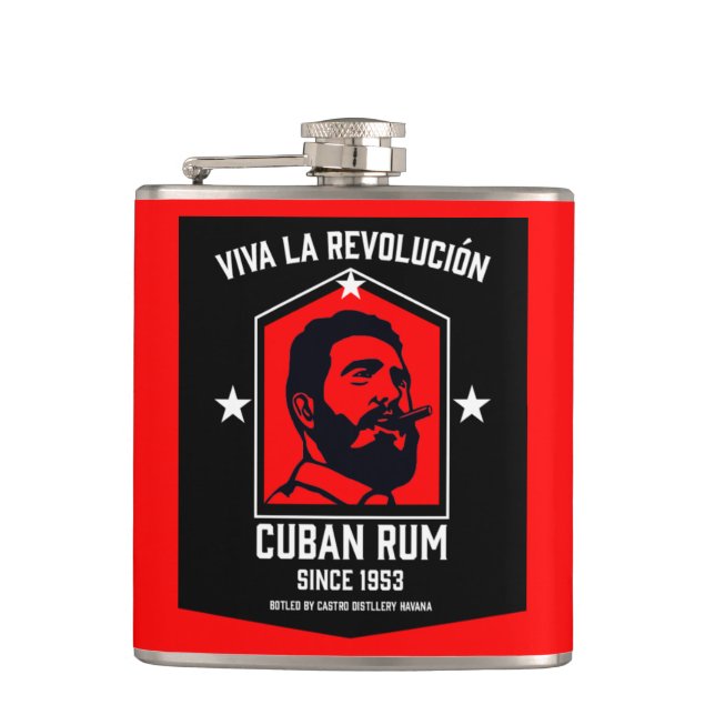 Flasques Révolution des buveurs de rhum Libre à Cuba (Devant)