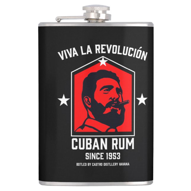 Flasques Révolution des buveurs de rhum Libre à Cuba (Devant)