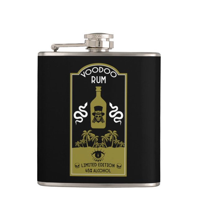 Flasques rhum vaudou des Caraïbes (Devant)