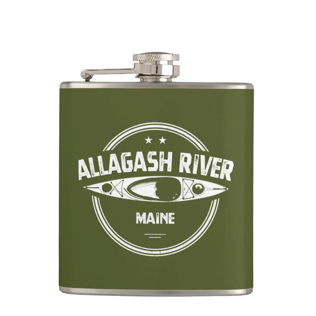 Flasques Rivière Allagash, Maine Kayak (Devant)