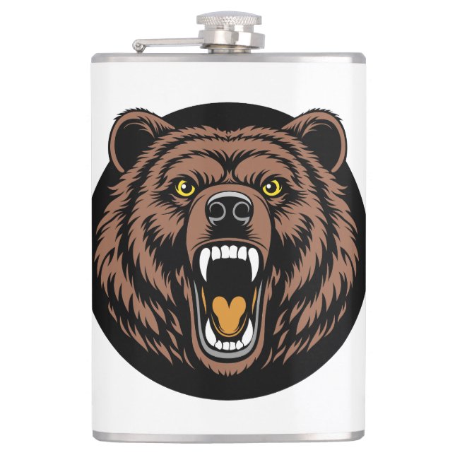 Flasques Roaring Bear Power Emblem (Devant)
