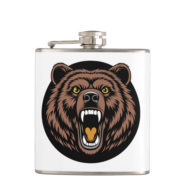Flasques Roaring Bear Power Emblem (Devant)