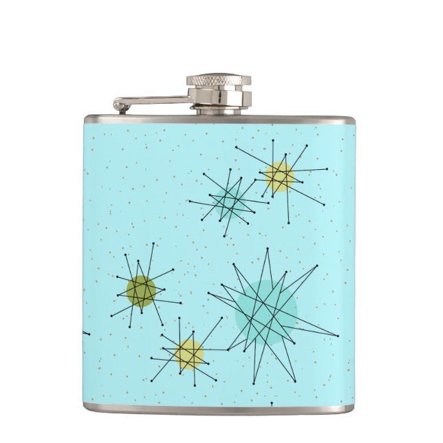 Flasques Robin's Oeuf Blue Starbursts Flask (Devant)