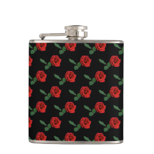 Flasques Rose rouge simple