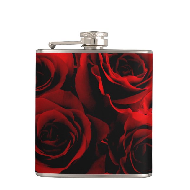 Flasques Roses rouge foncé pour vous (Devant)