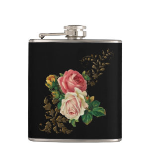 Flasques Roses vintages élégants